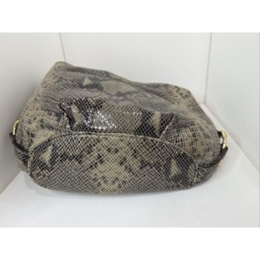 Michael Kors Python Embossed Leather Hobo Shoulde… - image 6
